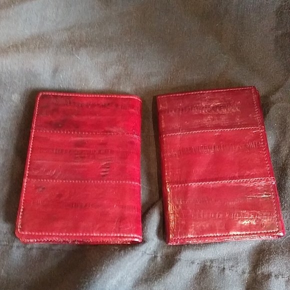 Mens Eel Skin Wallets (2) Different Styles.Unused. - Picture 10 of 10